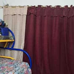 amazing blood red color curtains