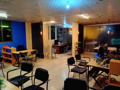Furnished Office for Rent in Johar Town for (Call center + Software house + Marketing Office & Other Setup as You Want)