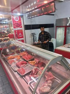 display chiller for meat