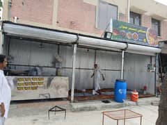 Running food shop for sale