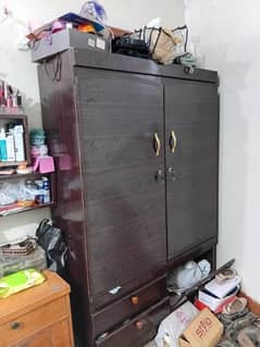 Wooden wardrobe