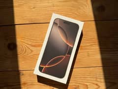 iphone 16 pro max 256gb box pack desert titanium