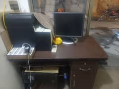 Computer table , CPU, LED, 3 in 1 color printer