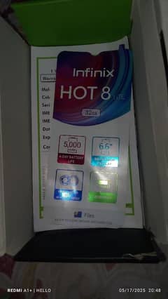 Selling Infinix hot 8 lite