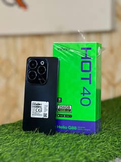 Infinix Hot 40 8gb Ram 256gb Storage With Box & Charger