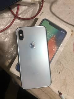 iphone x 64 gb officially pta approved with box face I'd disablei