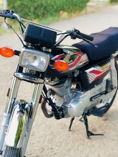 Honda CG125 model 2024 applied