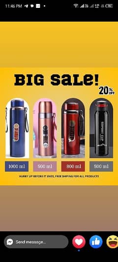 Stainless water bottles