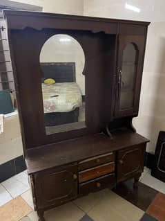 dressing table with mirror