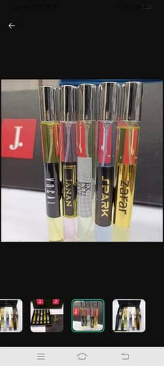 Pack of 5 j. fragrances