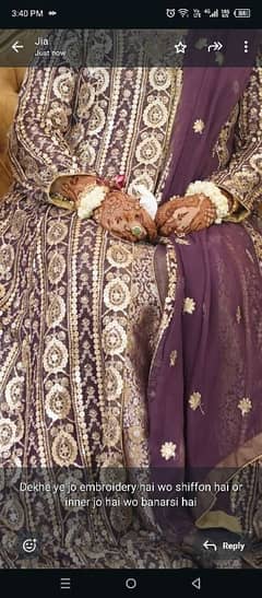 MAXI  with heavy embroidery and sitara work