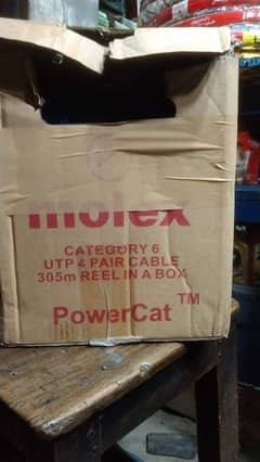 molex cat6 305metar 1000 feet pure coper03418137770