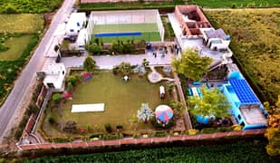 8 kanal farm house available for rent in Badian road very good location