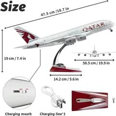 Airplane Models Saudia Qat Pia Emirates  Airlines Models big Size 47cm