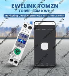 TOMZN 2Din Solar Circuit Breaker home 63A Smart Metering Energy
