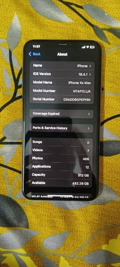 Iphone xs max 512gb