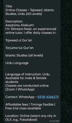 online clasess tajweed ,islamic studies ,urdu ,trjma tul quran
