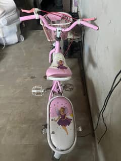 Pink girls cycle