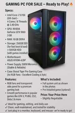 gaming pc for sale