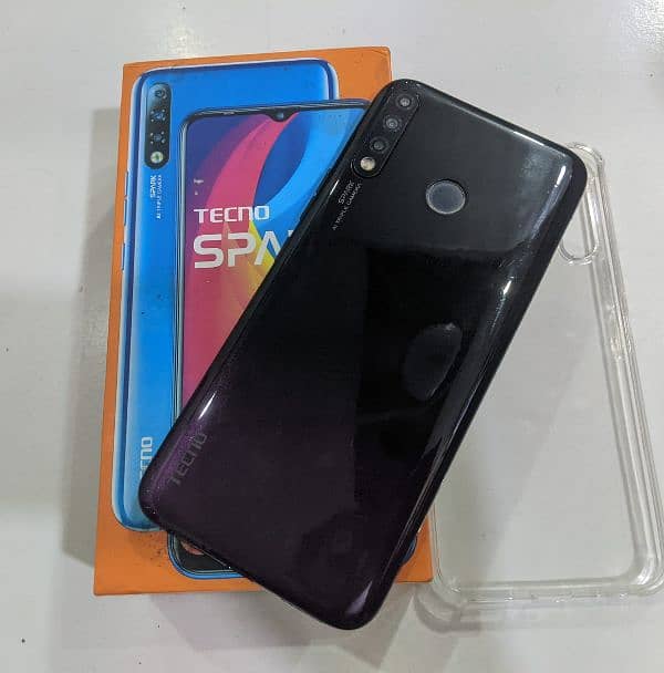 Techno spark 4 3/32 with box 0