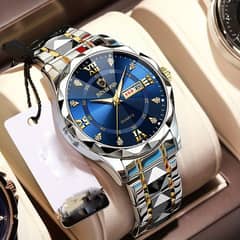 BINBOND Men's Luxury Quartz Watch – Waterproof Sports Wristwatch