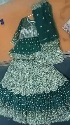 Sharara for Mehandi occasion