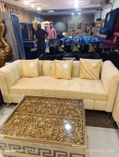 Brand New elegant design sofa set in master molty foam 10 year warran