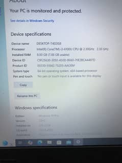 Lenovo thinkpad L470 8GB Ram with 128GB SSD