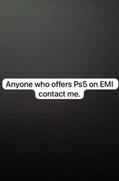 Neend Playstation 5 on EMI
