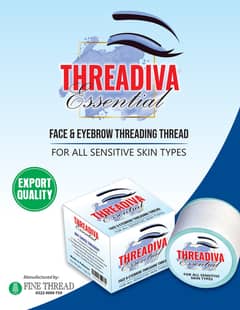THREADIVA Essential – Face & Eyebrow Threading Thread (For Regular Sk