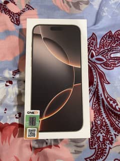 Pta approve iPhone 16 pro max desert Tati num colour  256 gb