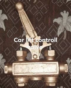 car lift control valve