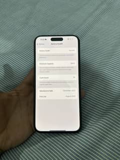 Apple Iphone 15 Pro Max Black Titanium 256GB  Carrier Lock