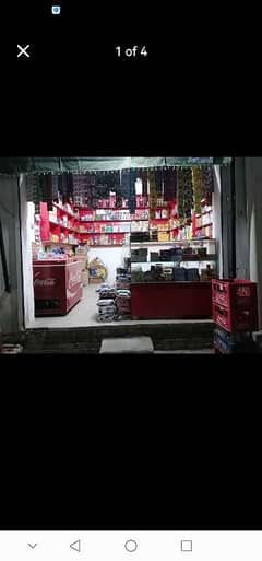 counter and racks