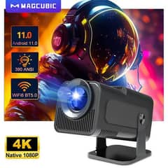 Magcubic HY320 Android 13 4k Projector for gaming movie gtx rtx led