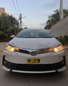 Toyota Corolla GLI 2018 White Color Manual full original condition