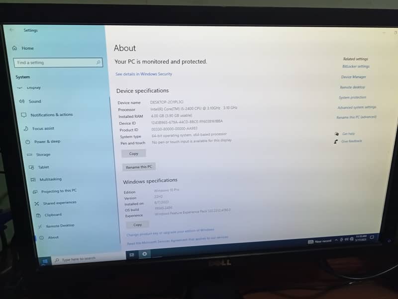 Desktop Core i5 (6th generation) &(2nd generation SSD)Complete system 4