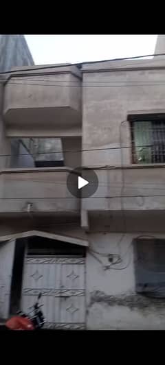 120 Sq. Yards 8 rooms with attached washroom, parking spaces.