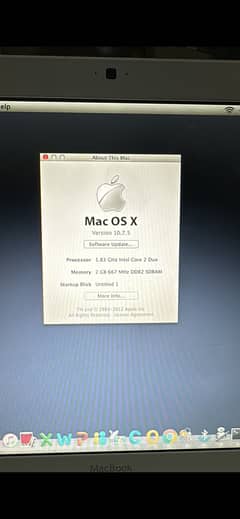 used macbook old version 10.3. 4