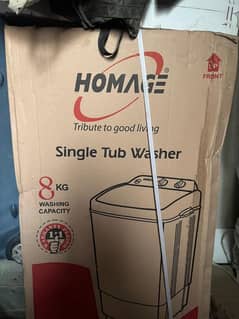 homage new single tub washing machine for sale