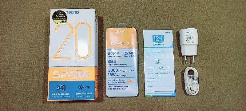 Tecno Spark 20 8+8/256 With Box 0