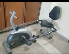 recumbent magnetic exercise bike