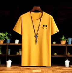 Men's Cotton lersey Half Sleeves T - Shirt printed Design - 1 pc