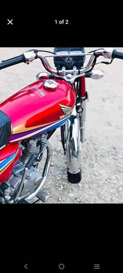 Honda CG 125 model 2009 for urgent sale