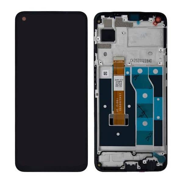 realme 6 original LCD/Panel with frame fitting ,Not phone only LCD 0