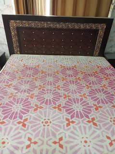 Complete bed set with cupboard and side table