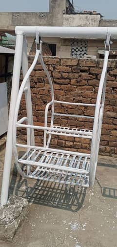 outdoor swing iron