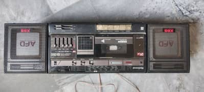 Cassette player+ Radio 4 bands + line in player + Home sound System