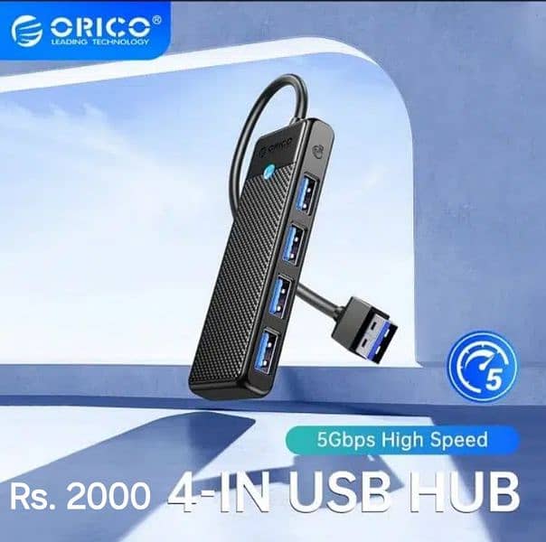 ORICO 4 in 1 and 10 in 1-USB C HUB with Cooling Fan M. 2 NVMe SATA SSD 2