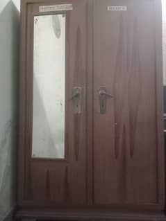 2 iron door cabinet